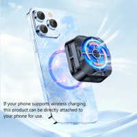 Mobile Phone Radiator ice Fans Magnetic semiconductor Cooler for iPhone Samsung Xiaomi Huawei iPad Game work Tablet Cooling Fan