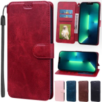 Wallet Book Case For Samsung Galaxy M22 M32 A11 A10 A40 A50 A42 A72 A70 J3 J5 J7 A5 2016 2017 J4 J6 S8 S9 Plus A7 A9 2018 Covers