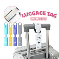 Anti-lost Travel Luggage Tag Waterproof PVC ID Baggage Label Tag Simple Information Contact Name Add