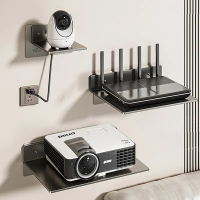 (Ready stock) Projector Router Storage Rack, Router Placement Rack Drill-Free Set-Top Box Bracket Wa