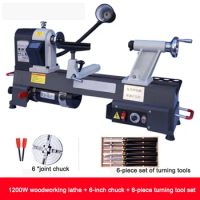 1.1 Meter Micro Woodworking Lathe Multifunctional Desktop Household Machine Workbench Electric Tools For Carpentry In Wood 1200W