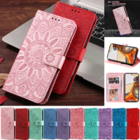 For Samsung Galaxy A14 A 14 4G 5G Case Book Wallet Stand Coque On For Samsung A24 A 24 4G Cover Card Holder Embossed Holster Bag