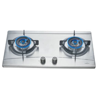 เตาแก๊สฐานสเตนเลส สตีล คุณภาพสูง รุ่น MX472M