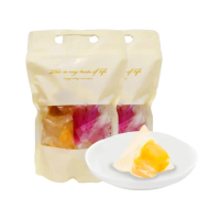 【樂活e棧】繽紛蒟蒻水果冰粽-芒果口味12顆x2袋(端午 粽子 甜點 全素)
