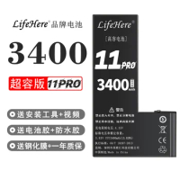 Original Lifehere 3400Mah Battery For Apple iPhone 11 Pro A2215 A2160 A2217 Repair Part High Capacity Phone Batteries