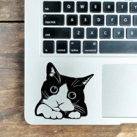 Cute Cat Decal Laptop Sticker for Macbook Air 13 Pro 14 16 Retina 15.6 Inch Mac Skin Acer Computer Vinyl Notebook Trackpad Decor