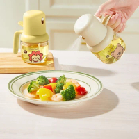 WORTHBUY Transparent Oil Spray Bottle Glass Spray Oil Sprayer Leak Proof Kitchen Olive Oil Dispenser Kitchen Accessories