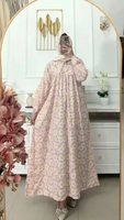 ELFASH - KAYLA GAMIS RAYON PREMIUM REMPEL ELEGAN BUSUI FRIENDLY TALI RAWIS AKSEN One Size GAMIS KAYL