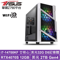 華碩Z790平台[原初狼神B]i7-14700KF/RTX 4070S/32G/2TB_SSD