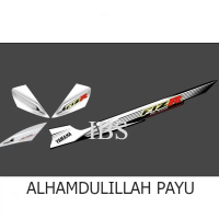 STRIPING VARIASI FIZ R 125 Z PUTIH POLET STIKER POLET