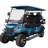 4 seater golf cart or electric power High Quality CE Approved 2+2 Type 4 6 Seat Off-Road Electric Golf Cart