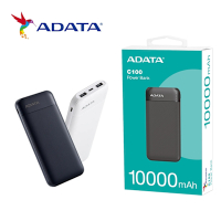 ADATA 威剛 C100 10000mAh 20W PD/QC薄型輕量極速快充行動電源_機身Wh標示