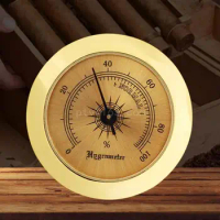 50MM High Moisture Meter Hygrometer Mini Mechanical Hygrometer Musical Instrument Hygrometer