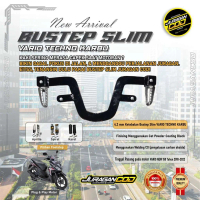 Footstep / Pijakan kaki depan Honda Vario Techno karbu lama Slim Flatbar Fullset