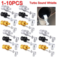 1-10PCS Car Turbo Sound Simulator Whistle Roar Maker Turbo Whistle Pipe Muffler Sound Booster Blow Off for Car Styling Tunning