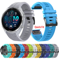 QuickFit Silicone 26mm 22mm Strap For Garmin Watch Band Instinct 2 2X Forerunner 965 955 Approach S70 S60 S62 Bracelet Watchband