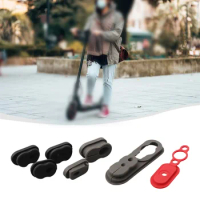 Silicone Plug For Xiaomi 4Pro/4 Lite E-Scooter Rubber Charge Port Cover Cap Outdoor Cycling Accessories Durable Practical
