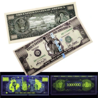 Copy US One Million Dollars Fake Money Paper Bills Banknotes Non-currency Miss Liberty Dollar