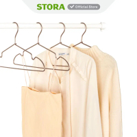 STORA 41 CM SET 6 PCS HANGER BAJU ALUMINIUM - GOLD