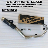 KNALPOT RACING ROAD RACE SATRIA FU KOMPETISI ATAU HARIAN ORIGINAL ETERNAL EXHAUST Motorcycle