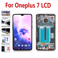 6.41" Origina LCD For OnePlus 1+7 1+7T 7proLCD Touch Screen Digitizer Assembly With Frame Replacement For Oneplus 7 LCD Display