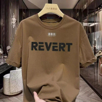 2026 GXG Fesyen musim panas lelaki jenama longgar set lima keping baju-T retro 3D gaya baharu lelaki