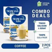 Tropicana Slim Susu Skim Coffee [500 g x 2 pcs]