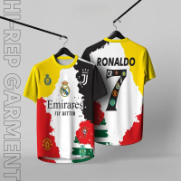 เสื้อฟุตบอลสำหรับแฟนคลับ รุ่น Ronaldo7 ผ้าไมโคร ระบายอากาศได้ดี มีขนาดตั้งแต่ XXS ถึง 5XL พร้อมส่ง