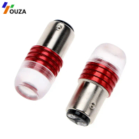 au40107 2PCS 1156 BA15S P21W 1157 BAY15D Đèn LED ô tô màu đỏ nhấp nháy 5630 3SMD Bóng đèn phanh xi n