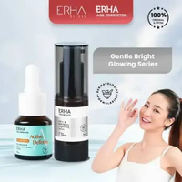 ERHA Truwhite Brightening Serum Vitamin C + Active Defense Booster - Paket Glowing Wajah Microbiome 