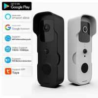 Tuya WiFi smart home Video Doorbell 1080P Video Intercom Wireless doorbell Alexa Echo Show Google Home with Camera Two-Way Audio