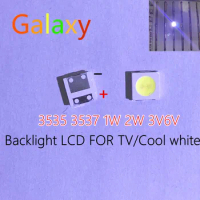 50pcs 2W 6V 3535 1W 3V TV Backlight LED SMD Diodes Cool White LCD TV Backlight Televisao TV Backlit Diod Lamp Repair Application