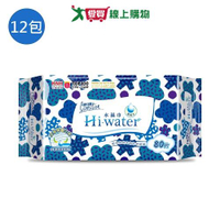 康乃馨Hi-water 水濕巾80片12包(箱)【愛買】
