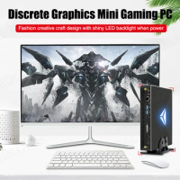 Eglobal PC Gamer Computer Core i9-9900 i5-9400F Nvidia GTX 1050 Ti 4G GDDR5 Gaming Mini PC 2*DDR4 Win10 4K 3 Display AC WIFI