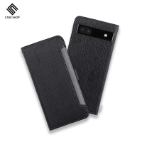 CASE SHOP Google Pixel 6a(5G) 側立式皮套-黑