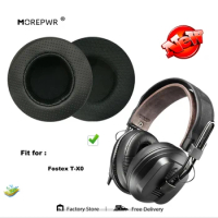 Morepwr New Upgrade Replacement Ear Pads for Fostex T-X0 Headset Parts Leather Cushion Velvet Earmuff