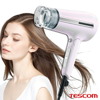 {盒損福利品}TESCOM 自動電壓負離子吹風機 TID6JTW 白