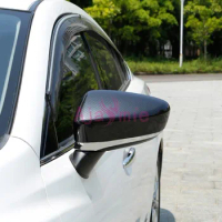 For Mazda Atenza 2018 Carbon Fiber Color Side Wing Mirror Overlay Rear view Cover Panel Chrome Car Styling Accessories