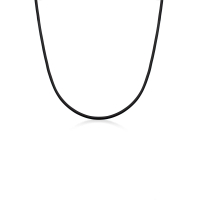 KUZZOI Kalung Perhiasan Perak 925 Pria Basic Timeless