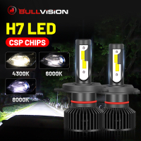 H1 LED ไฟหน้า H7ไฟ LED สำหรับรถยนต์ LED H4 4300K 6000K 8000K LED 9012 HIR2 H11 H9 9005 9006 9007 9008 HB3 HB4 CSP ชิป