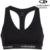 Icebreaker Sprite BF150 女款運動內衣/排汗內衣/美麗諾羊毛 103020 001 黑色