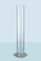 《德國 DWK》德製 DURAN  高型量筒B級 5ML【1支】實驗儀器 玻璃容器 量測瓶 Measuring Cylinder high from