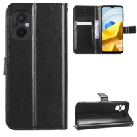 Fashion Wallet PU Leather Case Cover For Poco M5 Flip Protective Phone Back Shell Card Slot Holders Poco M5S/Poco M4 Pro/Poco M3