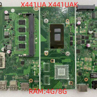 X441UV Mainboard For ASUS X441UA X441U F441U A441U X441UVK X441UAK Laptop Motherboard With i5 i7-6th/7th RAM-4GB/8GB