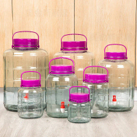 Multifunctional exquisite storage jar, special glass bottle for brewing liquor, empty bottle, bayber