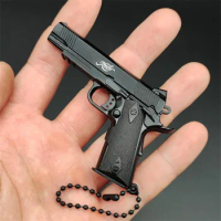1:3 High Quality KIMBER 1911 Metal Model Gun Keychain Toy Gun Miniature Alloy Pistol Collection Toy Gift pendant