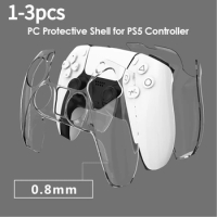 for PS5 DualSense Controller Ultra Slim Transparent Clear PC Cover Protector Case for Sony PlayStation5 Controller Accessories