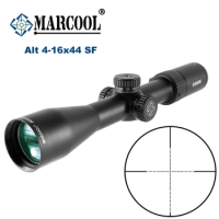 Marcool Alt 4-16x44 SF Tactical Rifle Scope Air Rifle Scope Mil Dot Turret Lock Reset Side Parallax Riflescope