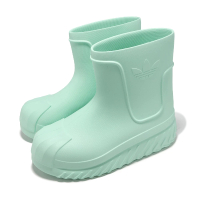 【adidas 愛迪達】厚底雨鞋 Adifom Superstar Boot W 女鞋 綠 貝殼頭 厚底 膠鞋 愛迪達(IE0391)