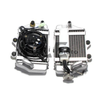 Engine Water Cooling Tank Radiator With Fan For Apollo Zonshen Loncin Lifan Long Ding Big Hummer 150CC 200CC 250CC Engine